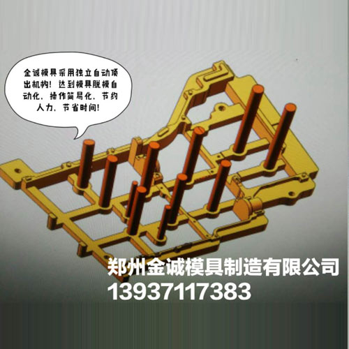 自動模具的頂出機構